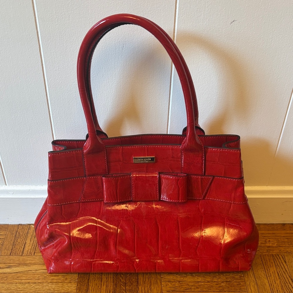 Kate Spade Red Leather Handbag